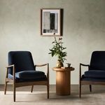 Product Image 16 for Braden Wood-Framed Navy Velvet Accent Chair from Four Hands