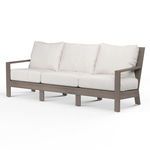Laguna Sofa angled view from opposite side showing armrest and cushions