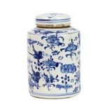 Product Image 4 for Blue & White Mini Tea Jar Lotus Floral from Legend of Asia
