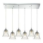 Product Image 1 for Darien 6 Light Pendant In Polished Chrome from Elk Lighting