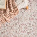 Product Image 9 for Regal Damask Ivory/ Pink Rug from Jaipur 