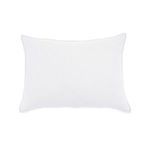 Waverly Duvet Set white sham with ½” flange detail on plain white background