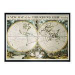 Product Image 1 for Map Of Terrqueous Globe, Oxford from Elk Home
