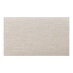 Close-up of Luzon bed soft linen blend upholstery fabric in beige tone