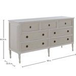 Product Image 2 for Caroline Cerused White Dresser from Gabby