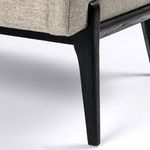 Product Image 19 for Copeland Orly Natural Grey Curved Upholstered Modern Accent Chair from Four Hands