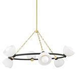 Product Image 1 for Belle 6-Light Modern Gold Chandelier from Mitzi