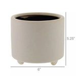 Product Image 6 for Simon Footed Planter, Ceramic, White / Matte White from Homart