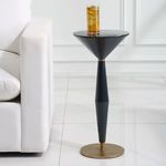 Product Image 3 for Luster Navy Blue Accent Table from Uttermost