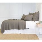 Product Image 3 for Ojai Cotton Twin Matelasse - Pebble from Pom Pom at Home