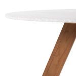 Sanders Outdoor Dining Table 54" Marble image 8