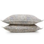 Product Image 4 for Brighton Paisley Euro Sham - Natural  /  Navy from Pom Pom at Home