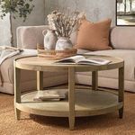 Product Image 4 for Devin Oak Wood Round Coffee Table from Classic Home
