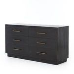 Product Image 6 for Suki 6 Drawer Black Wood Dresser from Four Hands