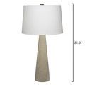 Product Image 3 for Alps Warm Gray Metal Table Lamp from Jamie Young