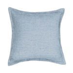 Product Image 3 for Solstice Chambray Blue Belgian Linen Throw Pillow from Classic Home