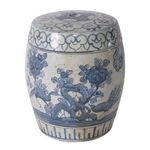 Product Image 2 for Blue & White Pheasant Flower Mini Stool from Legend of Asia