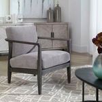 Product Image 8 for Brunei Modern Gray Accent Chair from Uttermost