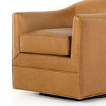 Product Image 22 for Quinton Round Swivel Ontario Camel Leather Accent Chair  from Four Hands