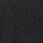 Macro view of tightly woven paper cord material in a dark black finish