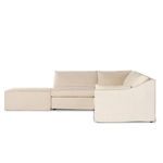 Product Image 4 for Delray 4 Piece Slipcover Sectional With Ottoman from Four Hands