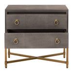Product Image 2 for Strand Shagreen 2-Drawer Nightstand from Essentials for Living