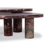 Product Image 35 for Zion Merlot Marble Coffee Table Set from Four Hands