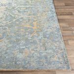 Product Image 5 for Normandy Hand-Knotted Wool Blue / Dusty Sage Rug - 2' x 3' from Surya