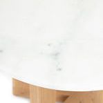 Creston End Table White Marble image 4