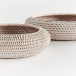 Product Image 3 for Burma Rattan Shallow Display Bowls, Set Of 2 from Napa Home And Garden