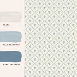 Product Image 4 for Laura Ashley Kate Pale Seaspray Blue Wallpaper from Graham & Brown