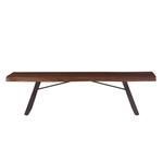 Product Image 4 for Nottingham Acacia Wood Live Edge Dining Bench In Walnut Finish from World Interiors