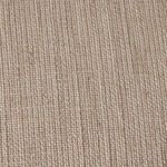Close-up of the natural cotton-linen weave fabric upholstery with visible textured detail