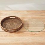 Product Image 6 for Burma Rattan Round Serving Tray from Napa Home And Garden