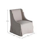 Product Image 2 for Whitfield Upholstered Oak Dining Chair from Gabby