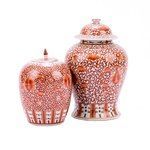 Product Image 2 for Coral Red Twisted Lotus Ginger Jar from Legend of Asia