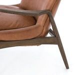 Product Image 21 for Braden Wood-Framed Brown Leather Accent Chair from Four Hands