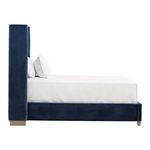 Product Image 3 for Chandler Blue Velvet Twin Bed from Essentials for Living