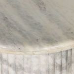 Product Image 6 for Oranda White Marble End Table from Four Hands