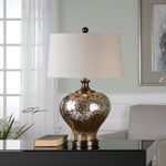 Product Image 2 for Uttermost Liro Mercury Glass Table Lamp from Uttermost
