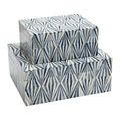 Product Image 1 for Colter Blue Box, Set of 2 from Currey & Company