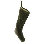Product Image 1 for Grace Sage Green Velvet Stocking from Homart
