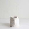 Back view of the speckled Jerry Double Wrap Handle Mug highlighting the double wrap handle structure