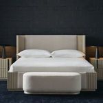 Product Image 6 for Asha Upholstered Chocolate Bronze Birch Bench from Caracole