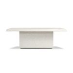Product Image 1 for Avila Outdoor Rectangular Dining Table 84" - Aged White Concrete from Four Hands