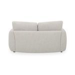 Callie Sofa rear view highlighting smooth back upholstery and seat cushion shape