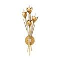 Centered front view of Hortensia Wall Sconce against plain white background