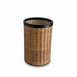 Product Image 2 for Natural Iron & Bamboo Lantern Dia 8.25" from BIDKHome