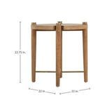 Product Image 10 for Pacifica Teak End Table from Summer Classics