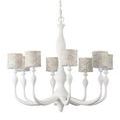 Product Image 7 for Ludwig White Chandelier from Currey & Company